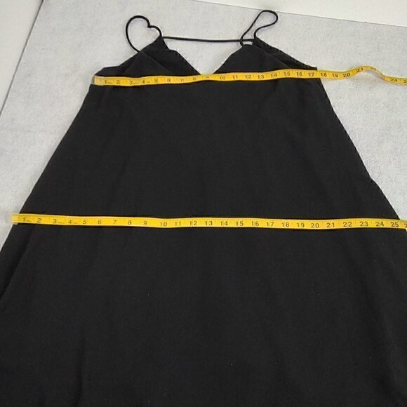 Peach Love California Black Swing Dress With Inner Liner Size Small - Picture 7 of 11